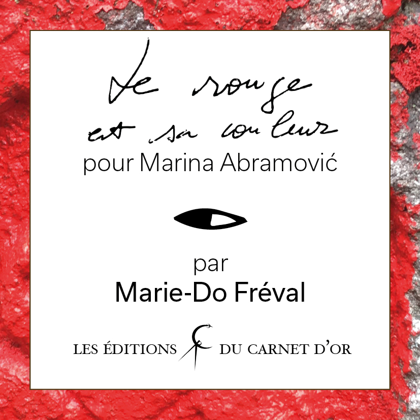 Le Rouge est sa couleur pour Marina Abramovic